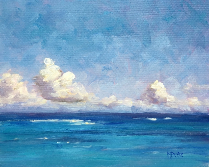 Bajan Blues #12 - Happy Clouds SOLD